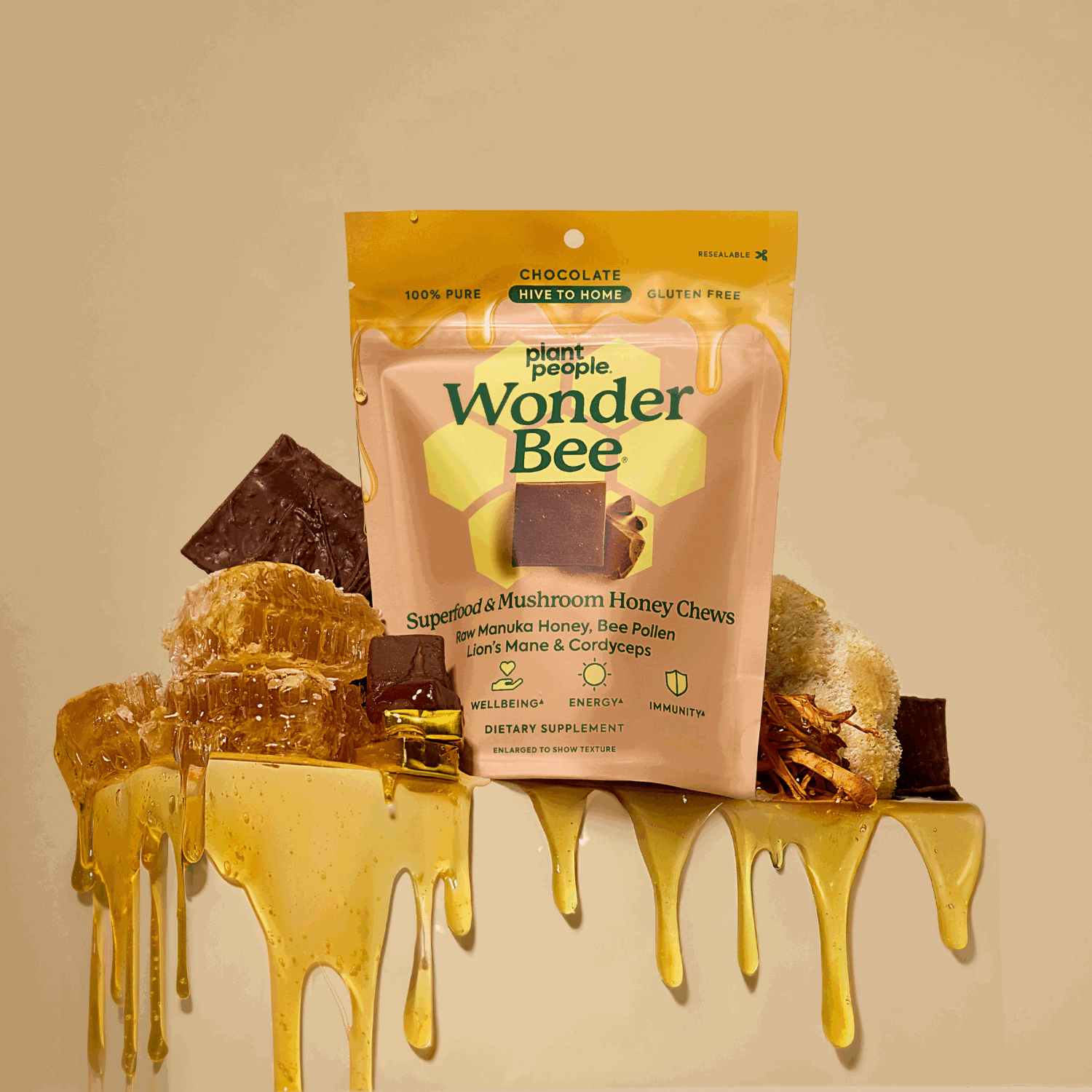 WonderBee + Mushroom Chews WonderBee + Mushroom Chews